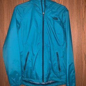 Blue North Face Rain Jacket